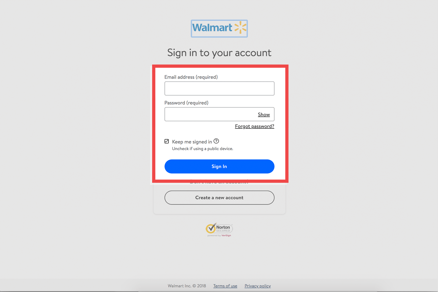 How to delete a Walmart account