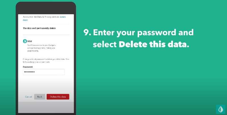 how to delete mint account easily