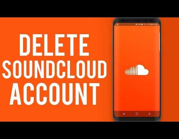 how to delete soundcloud account