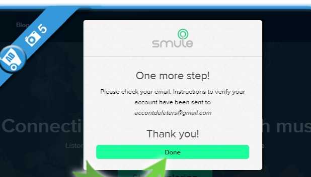 how to delete Smule account