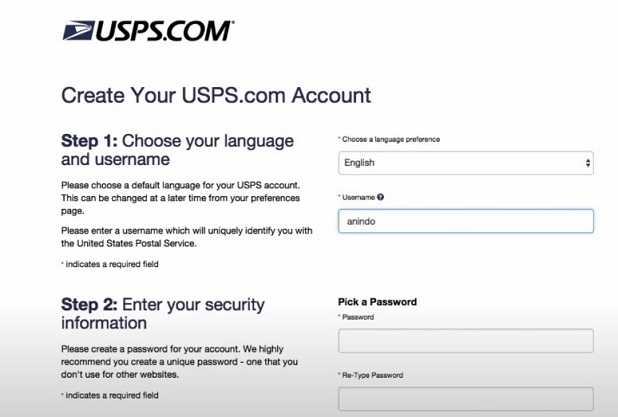 how to delete USPS account