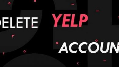 how to delete YELP account